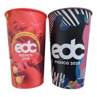 2 Vasos Del Festival Edc México 2018 Y 2020, usado segunda mano   México 