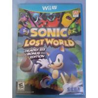 Sonic Lost World Nintendo Wiiu  segunda mano   México 
