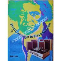 Usado, Cartel Retro Radio Tornamesa Philips 1977 50 Aniversario 162 segunda mano   México 