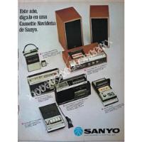 Cartel Retro Radios Y Grabadoras Sanyo 1969 /157, usado segunda mano   México 