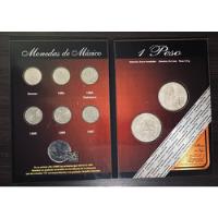 Album Colección Completa 1 Peso Morelos 84-87 Y Variante ! segunda mano   México 