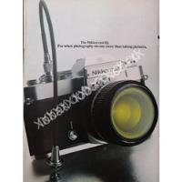 Cartel Camaras Fotograficas Nikon Nikkormart El 1977 493, usado segunda mano   México 