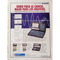 Cartel Vintage Calculadora Grafica Casio Fx-7500g 1988 /268 segunda mano   México 