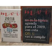 Agendas/anuarios Moi Años 2018 Y 2019 Nuevas Para Colección  segunda mano   México 