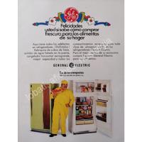 Usado, Cartel De Edgar Vivar Refrigeradores General Electric 1980s segunda mano   México 