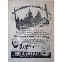 Cartel Manteca Regia De Jose G. Gonzalez 1943 18 Monterrey segunda mano   México 