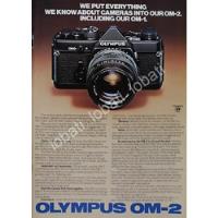 Usado, Cartel Vintage Camaras Fotograficas Olimpus Om-2 1980s /490 segunda mano   México 