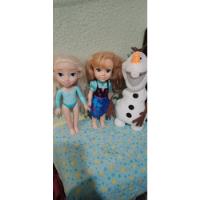 Muñeca Elsa Ana Con Olaf De Peluche Personajes Frozen Usada segunda mano   México 