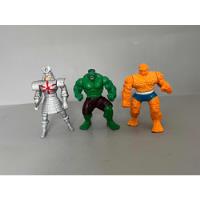Lote Vintage De Figuras De Metal Hulk, Mole, Silver Samurai, usado segunda mano   México 
