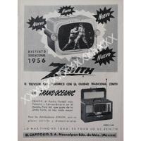 Cartel De Mini Televisor Y Radios Zenith Transoceanico 1950s segunda mano   México 