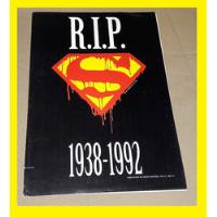 La Muerte De Superman Poster Editorial Vid Original 1992 segunda mano   México 