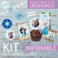 Usado, Kit Imprimible Desayuno Frozen Elsa Anna segunda mano   México 