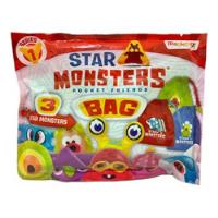 Usado, Sobre Star Monsters Pocket Friends Con 3 Figuras Bag Rojo segunda mano   México 