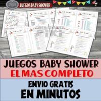 Kit Juegos Baby Shower Pdf + Loteria +  + Full segunda mano   México 
