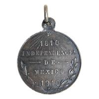 Mèxico 1810 1910 Antigua Medalla De Plata Del Centenario  segunda mano   México 
