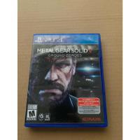 Usado, Metal Gear 5 Ground Zeroes Ps4 segunda mano   México 