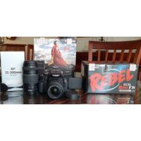  Canon Eos Rebel T3i Dslr Color  Negro. Kit Con 2 Lentes segunda mano   México 