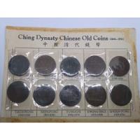 Coleccion 10 Monedas Chinas Antiguas Dinastía Ching  segunda mano   México 