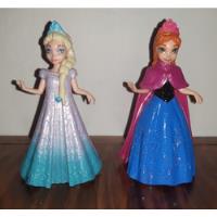 2 Muñecas Anna Y Elsa Frozen Con Vestidos De Clip, usado segunda mano   México 