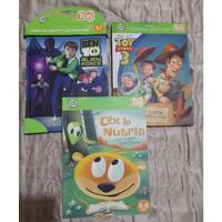 Leap Frog Tag Set De 3 Libros Ben 10 Toy Story Obi La Nutria segunda mano   México 