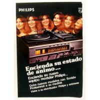 Publicidad Antigua Mexicana Modular Philips De 1978, Papel segunda mano   México 