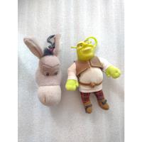 Minipeluches Shrek Y Burro- 13 Cm- Beverly Hills segunda mano   México 