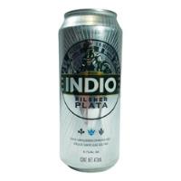 Lata De Cerveza De Colección Indio Pilsner Plata 2017 segunda mano   México 