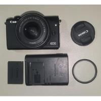  Canon Eos Kit M100 + Lente 15-45mm Color Negroc C/cargador, usado segunda mano   México 
