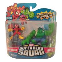 Spider Woman Y Hulk Super Hero Squad Hasbro segunda mano   México 