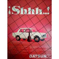 Afiche Retro  Autos Datsun 1967 -1060 segunda mano   México 