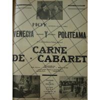 Cartel Antiguo  Estrenan Pelicula. Carne De Cabaret 1941 153 segunda mano   México 