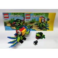 Usado, Lego Creator 3 In 1 Rainforest Animals Set # 31031 segunda mano   México 