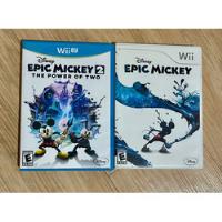 Juegos Wii U Epic Mickey Wii Y Epic Mickey The Power Of Two segunda mano   México 