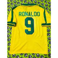 Jersey Nike Seleccion Brasil Version De Juego 1997 Ronaldo S segunda mano   México 