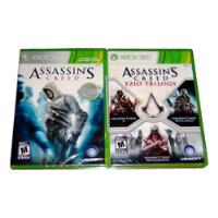 Lote Assassins Creed Y Assassins Creed Ezio Trilogy Xbox 360 segunda mano   México 