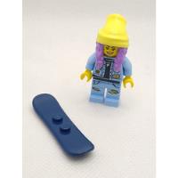 Lego City Chica Esquiadora Con Tabla P/ Nieve ( Snowboard ) segunda mano   México 