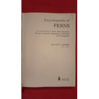 Enciclopedia Of Ferns David L Jones Timber Press, usado segunda mano   México 
