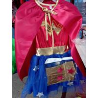 Disfraz Mujer Maravilla Wonder Woman Niña , usado segunda mano   México 