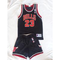 Jersey Y Short Michael Jordan Chicago Bulls #23 Champion Vtg, usado segunda mano   México 