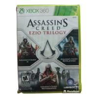 Assassin's Creed Ezio Trilogia Xbox 360 Comp 3 Disc Español segunda mano   México 