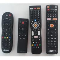 4 Controles Televisión Netflix. !izz! Tv. Sky Hd.   C8, usado segunda mano   México 