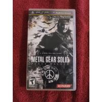 Videojuego Metal Gear Solid Peace Walker Psp (completo) segunda mano   México 