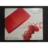 Caja De Playstation 2 Ps2 Slim Rojo, usado segunda mano   México 