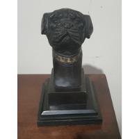 Busto Perro De Raza En Bronce  Hermosa Pieza Antigua Remato, usado segunda mano   México 