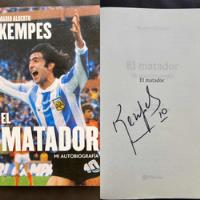 Libro Autografiado Kempes (no Jersey Argentina Maradona) segunda mano   México 