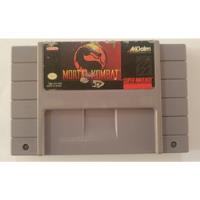 Mortal Kombat Snes Original  segunda mano   México 