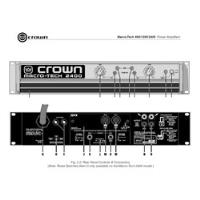 Amplificador Crown Macrotech 2402 2070w Rms 0.1% Thd, usado segunda mano   México 