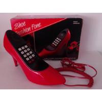 Teléfono Zapatilla Roja En Su Caja Vintage 1987, usado segunda mano   México 