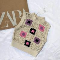 Chaleco Tejido Crochet Zara, usado segunda mano   México 