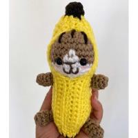 Usado, Amigurumi Gato Banana Tejido A Crochet segunda mano   México 